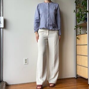 Beechers brook vintage cardigan purple flower dainty